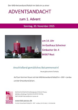 Banner ADVENTSANDACHT