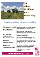 Logo 50 Jahre Wallfahrt nach Anzenberg