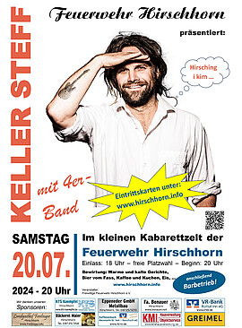 Banner Keller Steff mit 4er-Band
