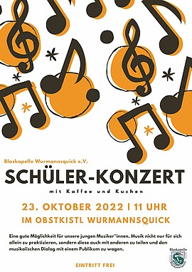 Banner Schülerkonzert