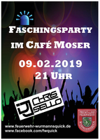 Logo Faschingsparty im Café Moser